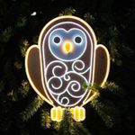 Светодиодная Игрушка на елку - "Сова"