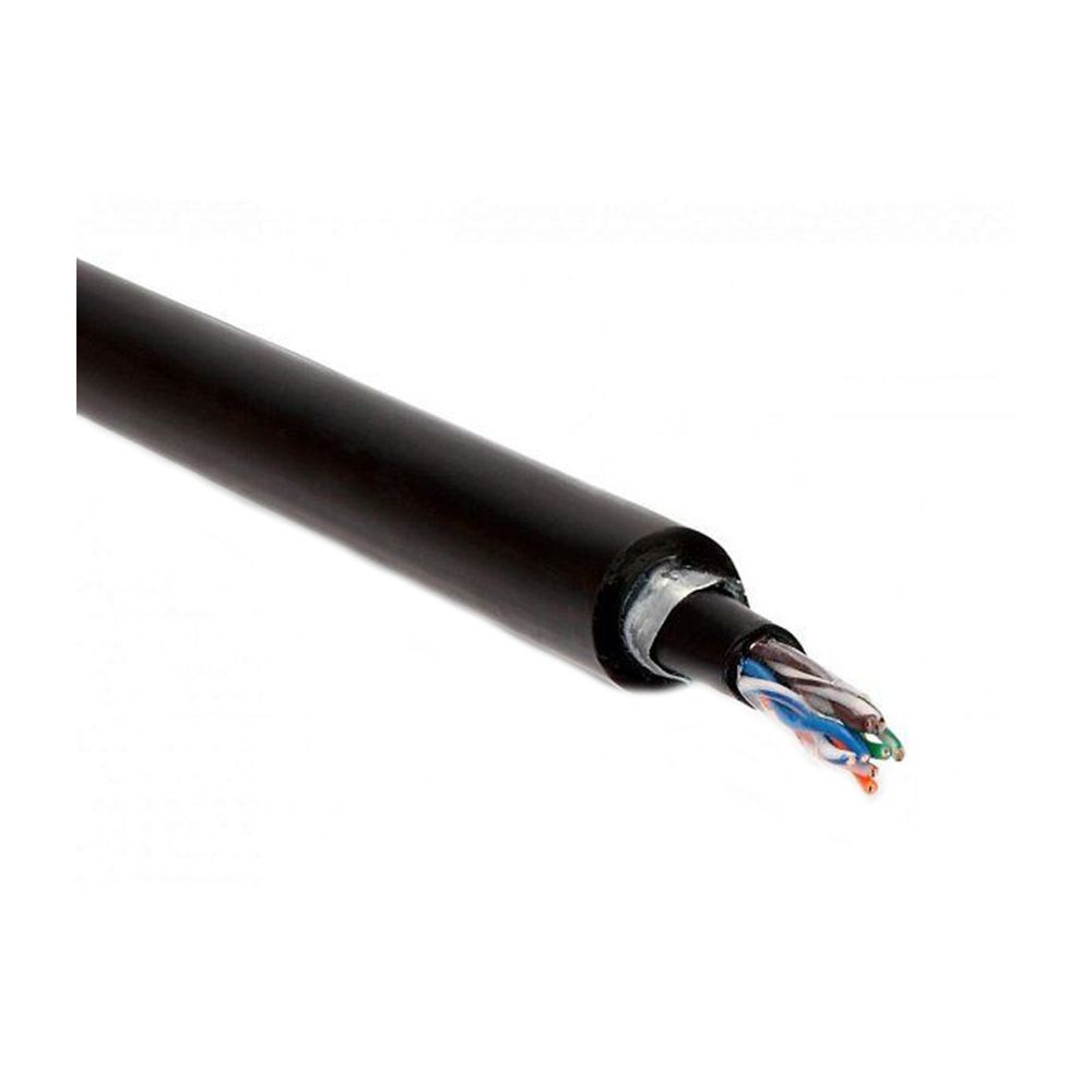UUTP4-C5E-S24-ARM-OUT-PE/PE-BK U/UTP кат.5е, 4 пары, 0,51 PE кабель витая пара Hyperline