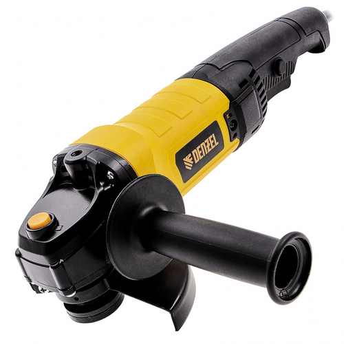 Машина шлифовальная угловая AGH125-1200A, 1200 Вт, 125 мм, 11000 об/мин Denzel 26909
