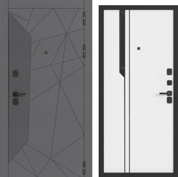 Дверь металлическая с зеркалом Тера