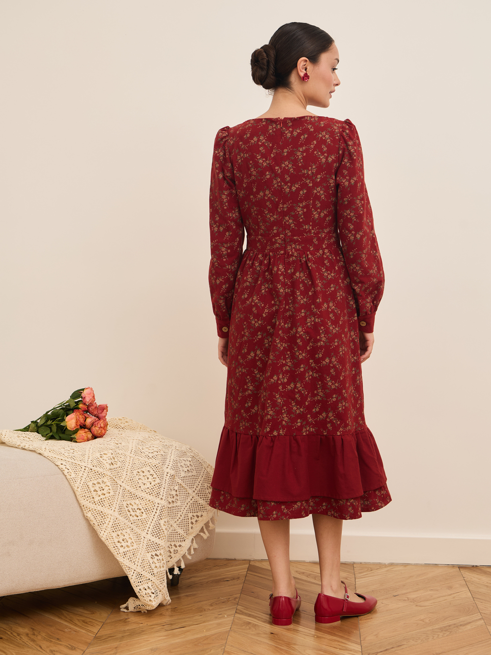 Платье с драпировкой