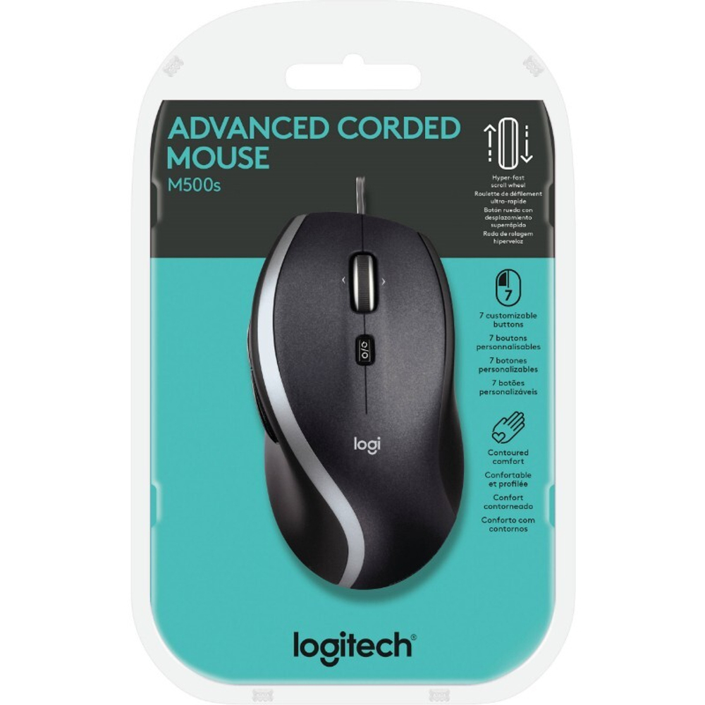 Мышь Logitech M500s Advanced USB, Black