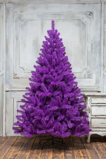 Искусственная фиолетовая елка "Прованс" (пвх) 270 см / 2,7 м