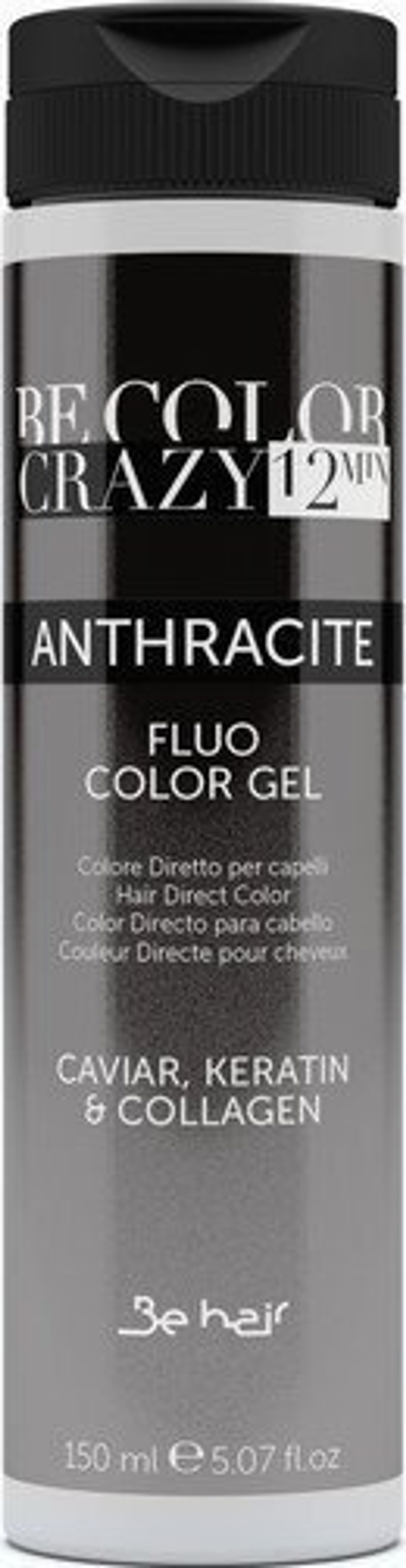 Be Hair Люминесцентный гель-краситель для волос прямого действия без аммиака - Be Color Crazy 12 Minute, 150мл