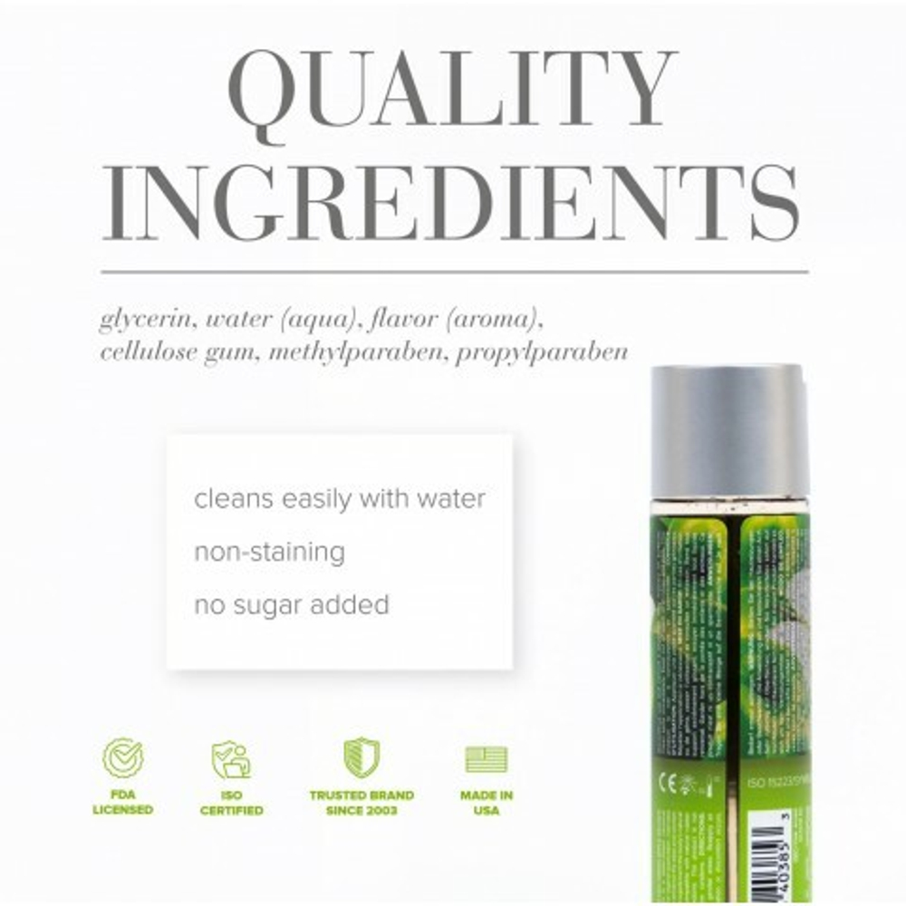 Вкусовой лубрикант "Зеленое яблоко" JO Flavored  Green Apple H2O, 120 мл