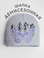 Шапка для девочки трикотажная осенняя y2k