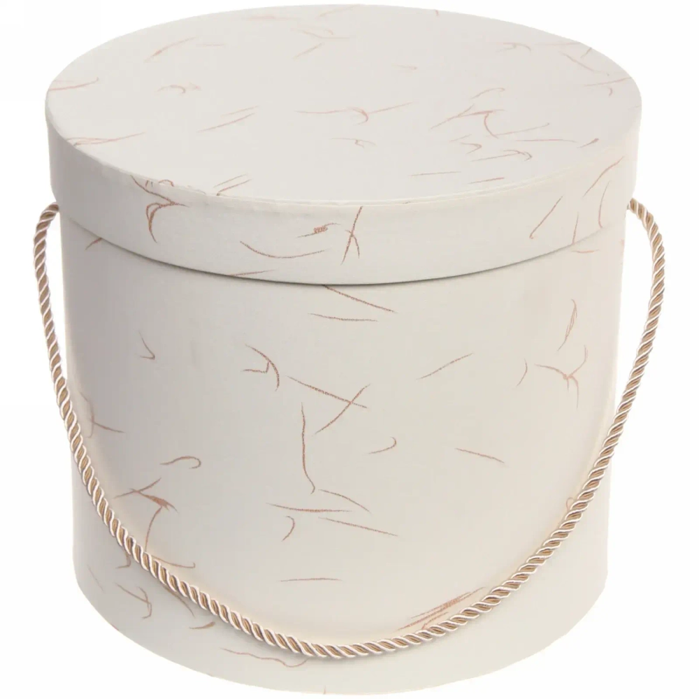 Коробка подарочная «Элегант» 22*19 см, белый