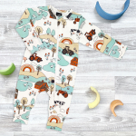 Комбинезон Mjolk Sleep and Play Ферма, на манжетах