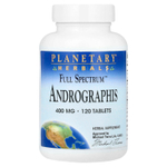 Planetary Herbals, Полный спектр, андрографис, 400 мг, 120 таблеток