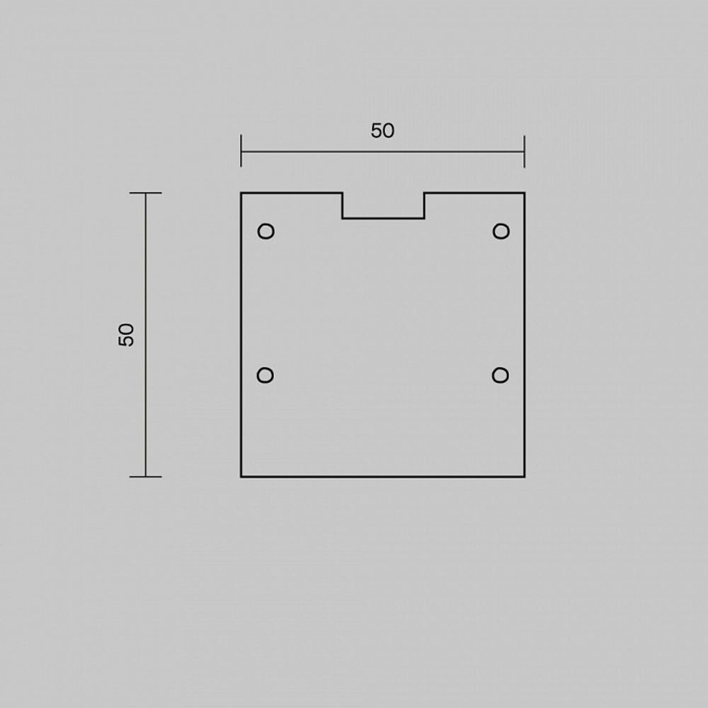 Заглушка для профиля Maytoni  642047
