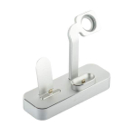 Док станция 3 в 1 Base 19 iPhone/Apple Watch/AirPod (CS7201-TS) Silver COTEetCI