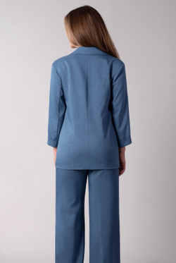 Жакет женский 3881зпб, голубой деним #479ГД043881зпб