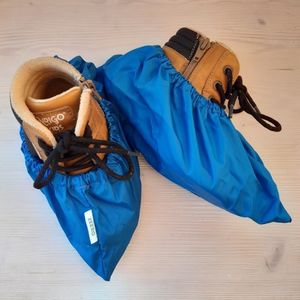 Многоразовые детские бахилы ZEERO Dewspo с мешочком, голубые