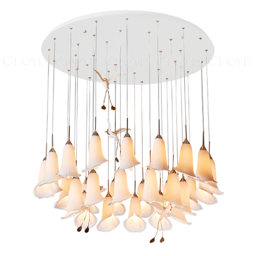 Люстра Cloyd OSANNA C29 / Ø100 см - керамика - белый (арт.11891)