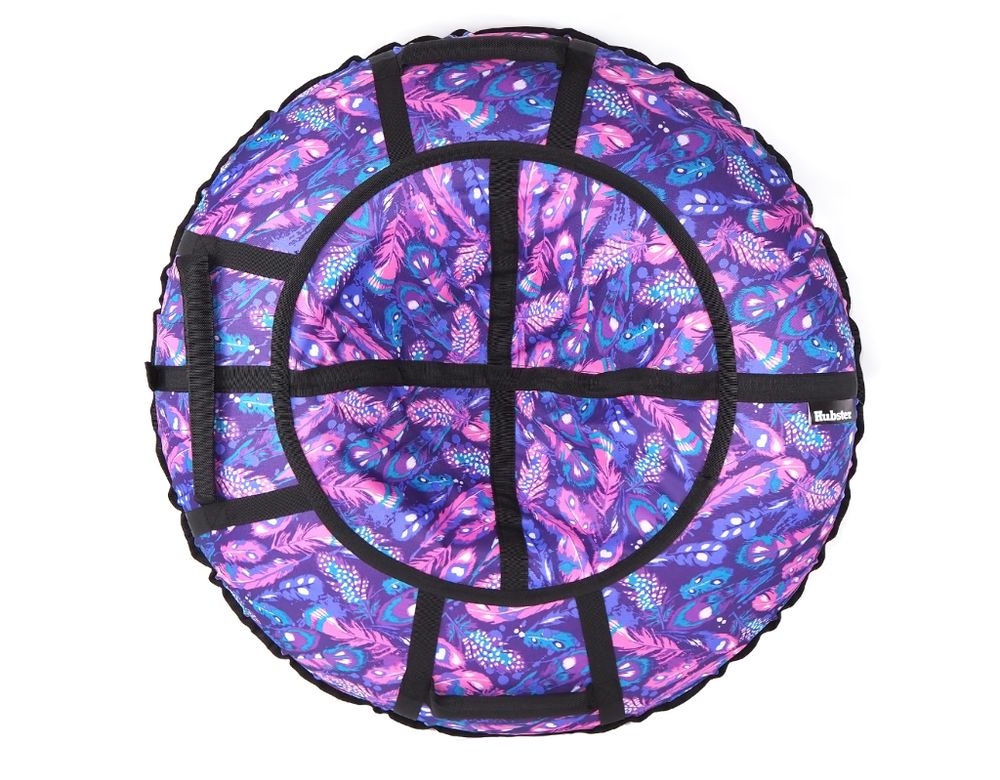 Тюбинг Hubster Люкс Pro S Перья сиреневые