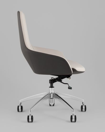 Кресло офисное TopChairs Soulo светло-серый, серый