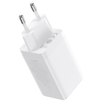 Зарядное устройство Baseus GaN5 Pro Fast Charger 2C+U 65W - White