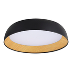 SLE1812-402-01 Светильник потолочный Черный, Древесный/белая LED 1*36W 4000K MUSE