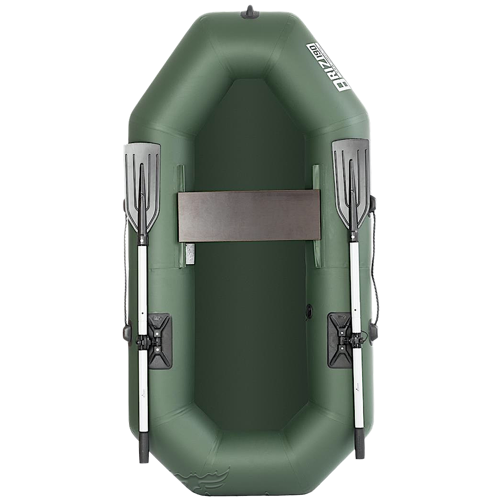 Лодка ПВХ Тонар Бриз 190 (Весла + жесткое сиденья) -