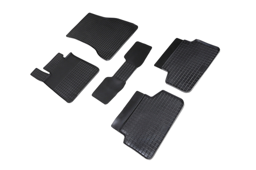 Резиновые коврики Сетка для BMW 5 Ser G-30 2017-н.в., Seintex.88984