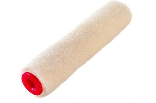 Сменный ролик Зубр ЭКСПЕРТ ВЕЛЮР, 100% шерсть, ворс 4мм, ручка 6мм, d=15/100мм 02536-10