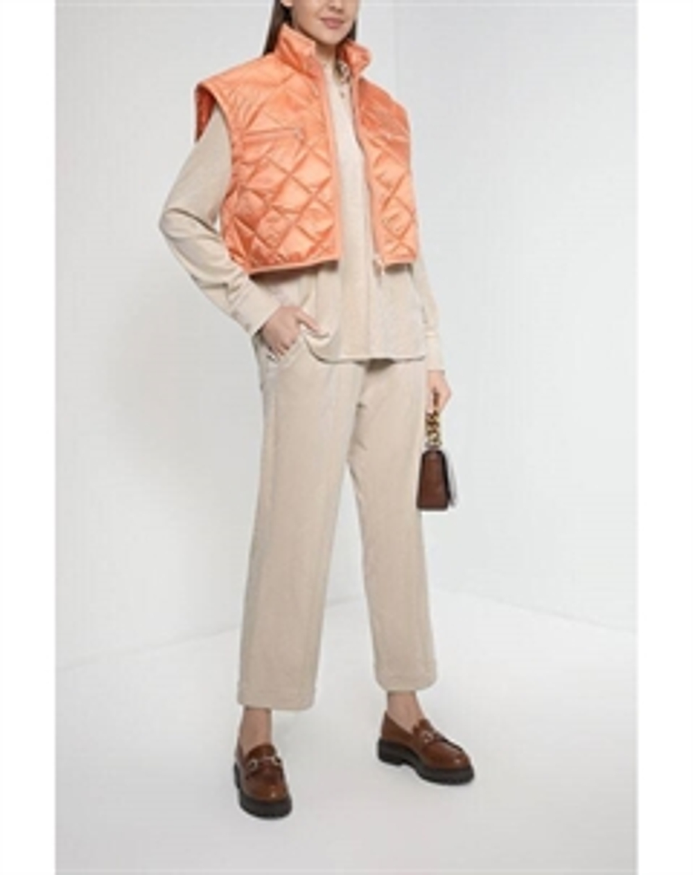 Джинсы mom-fit MARC AUREL 1761 бежево-розовый