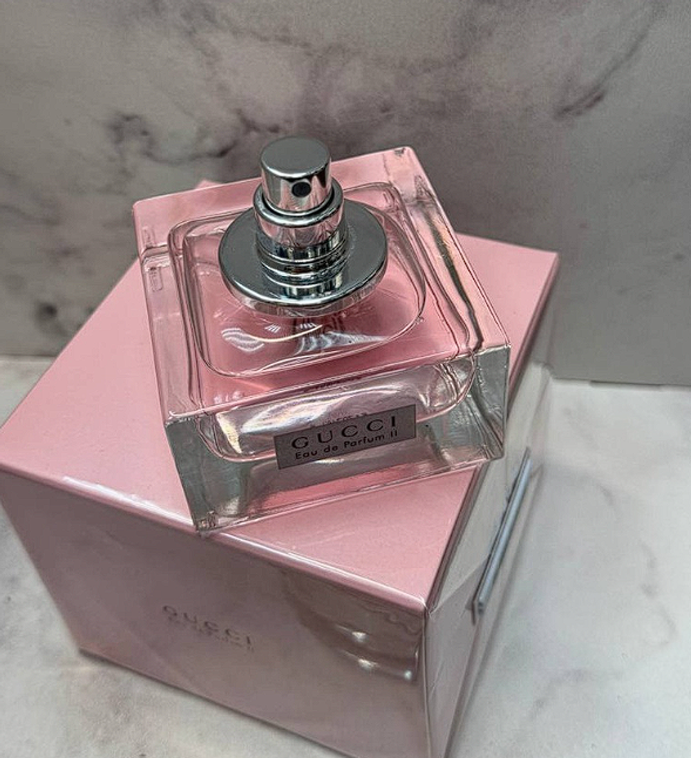 Gucci Eau de Parfum II Gucci 75ml (Коробка парфюма без слюды, парфюм новый, распаковка для фото)