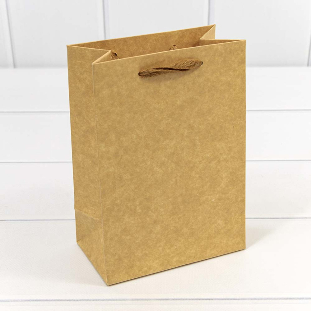 Пакет подарочный 14х20х8см "Люкс" (Крафт)