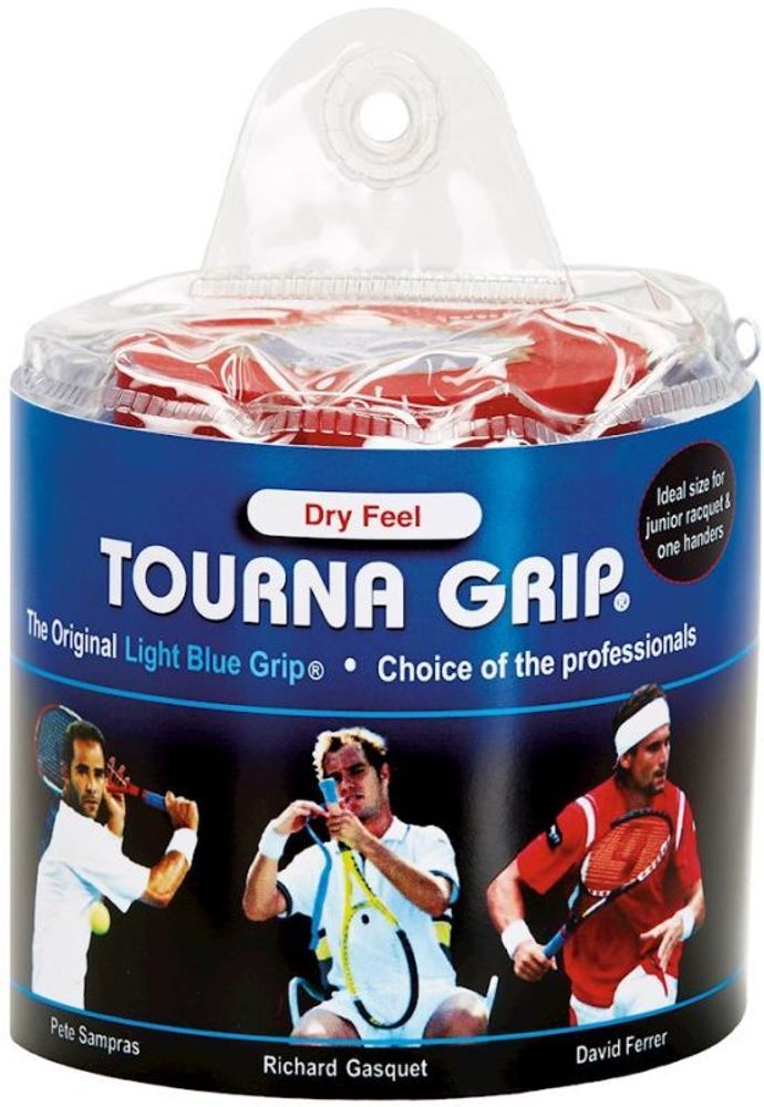 Теннисные намотки Tourna Grip Dry Feel Tour Pack 30P - небесный