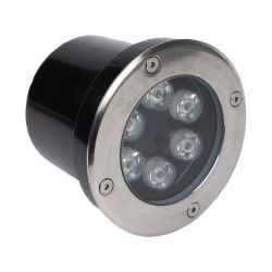 ULU-B11A-6W-GREEN IP67 GREY Светильник светодиодный уличный. Архитектурный встраиваемый. Зеленый свет. Корпус серый. TM Uniel.