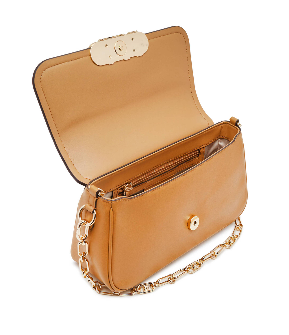 Кожаная сумка-мессенджер parker Michael Kors - коричневый(30F2G7PC2L)