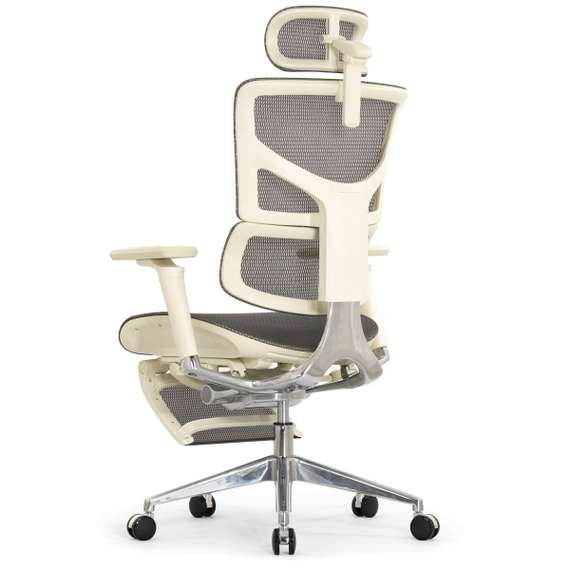 Кресло EXPERT 2 SAIL RSAM 01-G (сидение MAX с подножкой, подлокотн 6D(360), сетка сер/каркас светл)