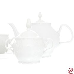 Чайный сервиз Bernadotte Недекорированный 6 персон 17 предметов (чашка бочка)