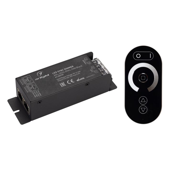 Диммер Arlight ARL-3022-Oval-Dim Black 027150