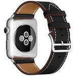 Ремешок Apple Watch,38мм,кожаный,черный