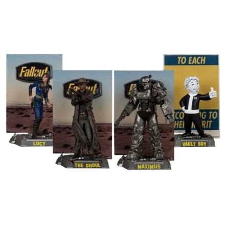 Набор фигурок McFarlane Toys Fallout Lucy Maximus The Ghoul And Vault Boy 4PK