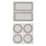 Заплатка для москитной сетки, стекловолокно 4*8,3*4шт d4см*8шт VETTA