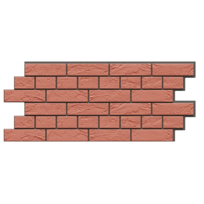 Термосайдинг "Венецианский 0,2" (Красный) 925х438х20 (уп. 11 шт.)