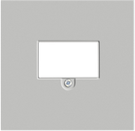 Накладка стандарта TAE для розеток USB, HDMI, аудио, матовый серый, серия R98