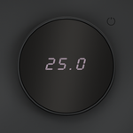 Терморегулятор электронный VOLTUM S70 с индикацией и датчиком, для теплого пола, (графит)