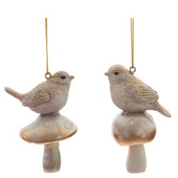 GAEM Изделие декоративное подвесное "Птичка", L5,5 W4,5 H7,5 см, 2в.