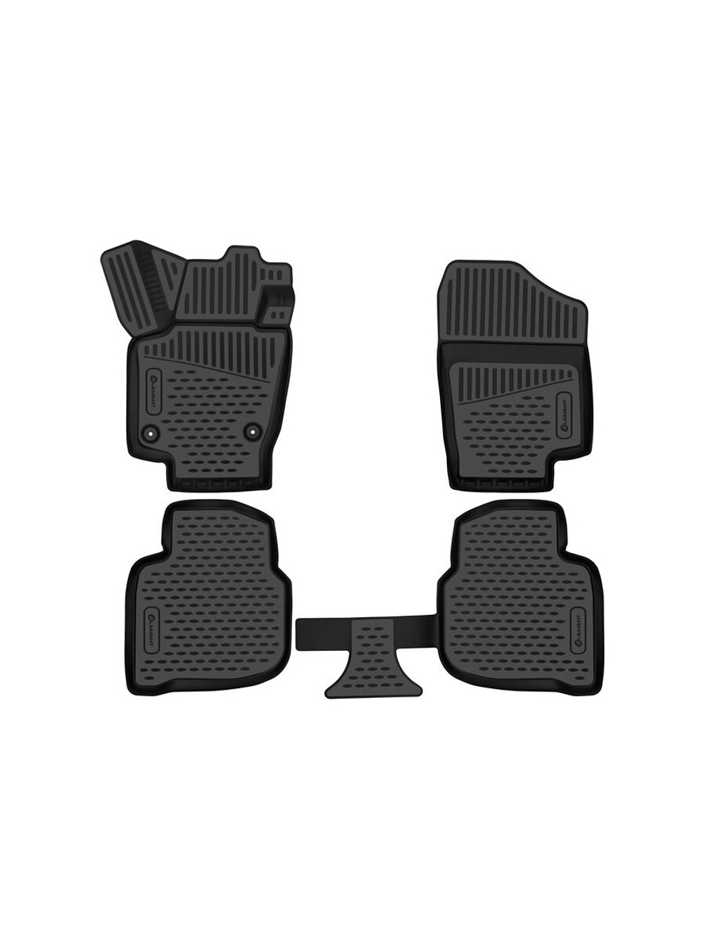 Коврики в салон для JETTA VA3 2023 - 4шт. (полиуретан) ELEMENT3DAN0571210K