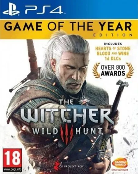 PS4 The Witcher 3 Wild Hunt GOTY / Ведьмак 3 Дикая охота (Б/У, Русские субтитры, CUSA-05571)