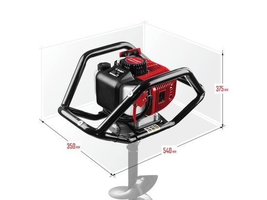 Мотобур (бензобур) ЗУБР МБ2-250