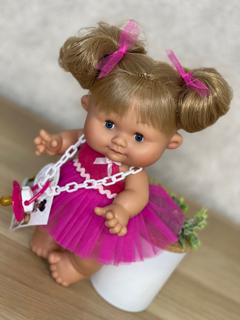 Пупс Nines 26см PEPOTE с закрывающими глазками (N804B7)