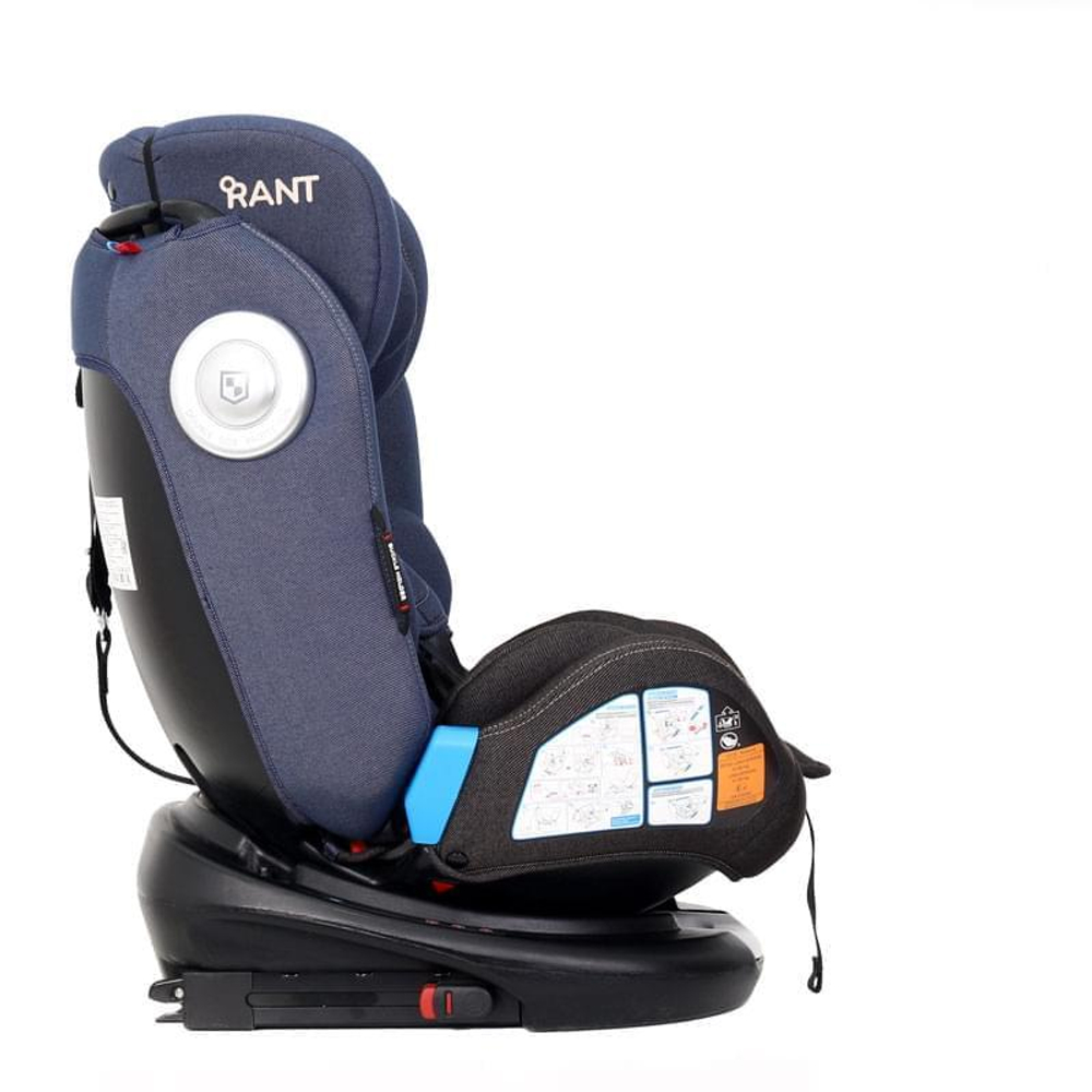 Автокресло C05001 "GT" isofix Top Tether группа 0-1-2-3  (0-36 кг) jeans black/blue