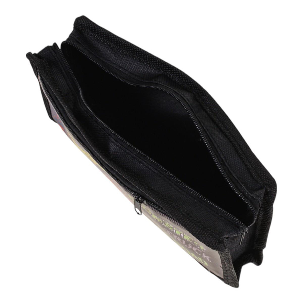 Пенал мягкий 2 отделения "Джип" голубой