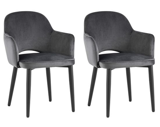 Стул Венера NEW, велюр серый NP (набор 2шт)