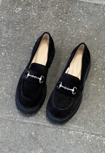 Лоферы // Black // Suede