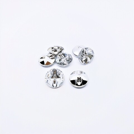 Пуговицы №901, 15мм, цв.серебро (TT 3124)